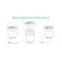 Duux | Anti-calc & Antibacterial Filter Capsules (2x) | For Beam mini | White - 5
